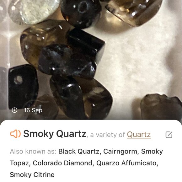 Genuine Dark Smoky Quartz Bib Necklace, Gemstone & Copper Choker - Picture 13 of 14